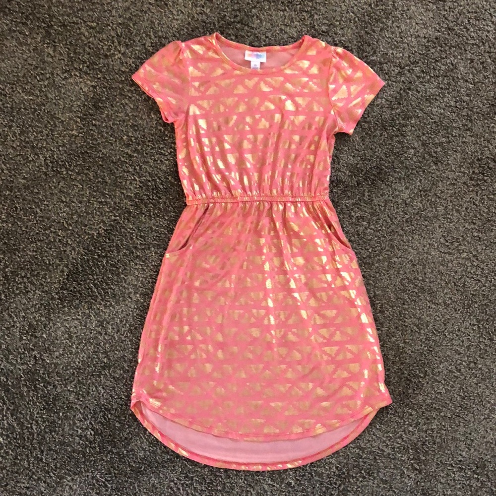 LuLaRoe Mae Elegant Girls Dress size 10